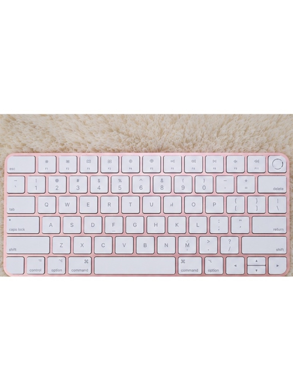 **Apple Magic Keyboard Touch ID + Magic Mouse Pink Bundle NEW**